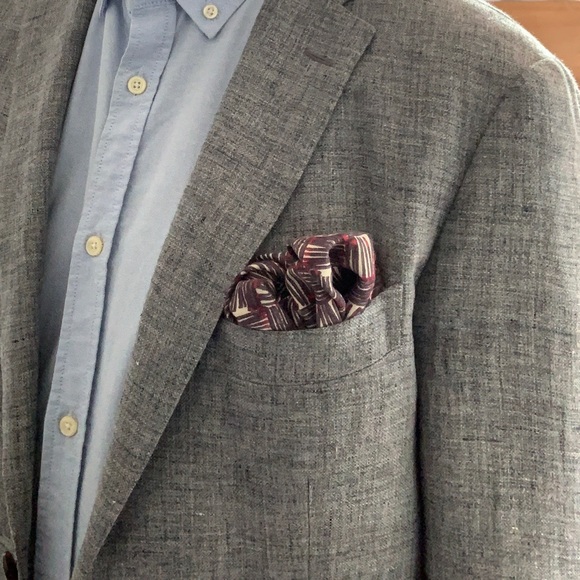 Cotton pocket square - Picture 3 of 3